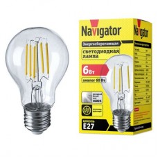 Лампа Navigator 61 344 NLL-F-A60-6-230-4K-E27