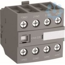 Блок контактный дополнительный CA4-04E 4НЗ для контакторов AF09…AF38 ABB 1SBN010140R1004
