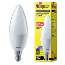 Лампа Navigator 61 326 NLL-C37-8.5-230-6.5K-E14-FR