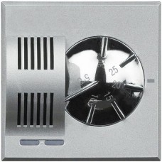 Термостат комнатный электронный релейный вых. с 1 переключающимся контактом 2А 250В питание 230В Axolute алюм. Leg BTC HC4441