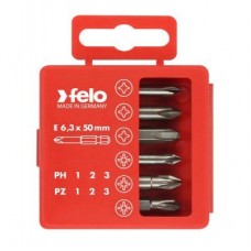 Набор бит PZ1-3 и PH1-3 50мм в упаковке (уп.6шт) Felo 03291516