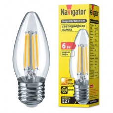 Лампа Navigator 14 007 NLL-F-C35-6-230-2.7K-E27