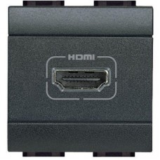 Разъем HDMI LivingLight антрацит Leg BTC L4284
