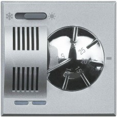 Термостат комнатный электронный со встр. переключателем режимов «лето/зима» 2А 250В питание 230В Axolute алюм. Leg BTC HC4442