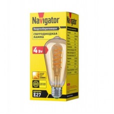 Лампа Navigator 61 628 NLL-F-ST64-4-230-2.5К-E27-SPIRAL