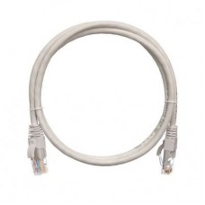 Патч-корд U/UTP 5е RJ45/8P8C 4 пары PVC с защитной защелкой мж 1м сер. NIKOMAX NMC-PC4UD55B-010-GY