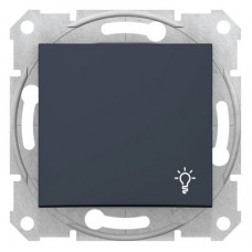 Кнопка выключателя Свет СП Sedna графит SchE SDN0900170