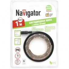 СД Лента Navigator 71 430 NLSD-3528WW60-4.8-IP20-12V-1м-BP